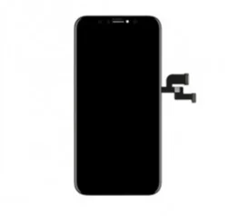 un iphone x con schermo rotto